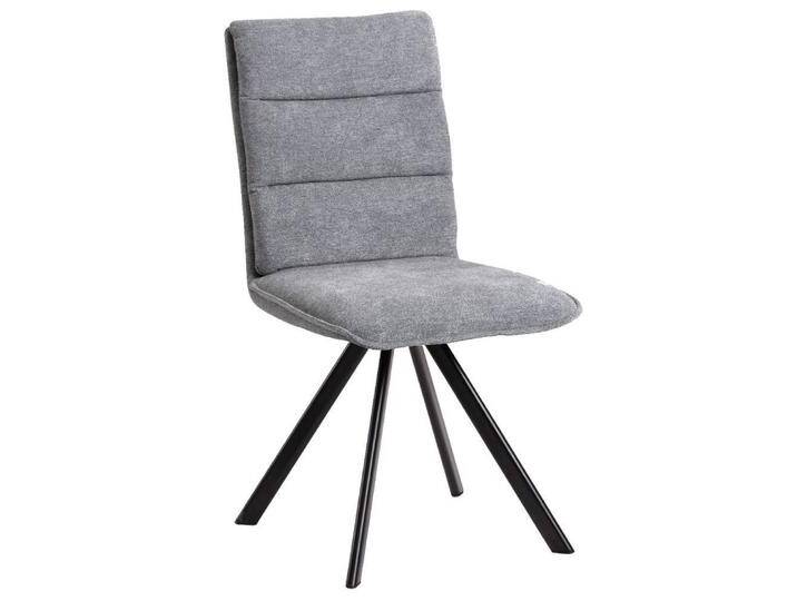 Esszimmerstuhl Stuhl Esszimmer aus Flockstoff mit gepolsterter Rückenlehne (2er Set) von Pharao24.de