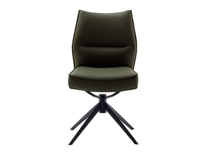 Esszimmerstuhl Stuhl Esszimmer drehbar mit Gestell aus Metall (2er Set) von Pharao24.de
