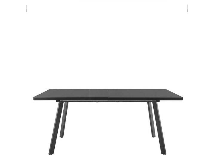 Esszimmertisch in Schwarz 40 cm Kulissenauszug von Pharao24.de