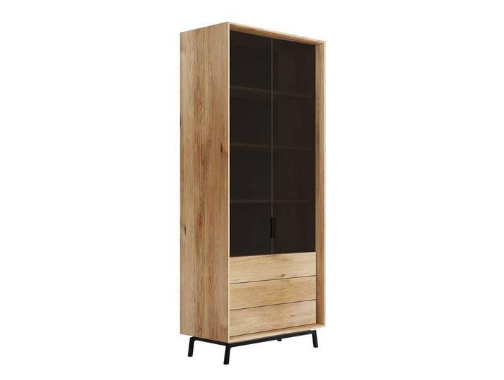 Esszimmervitrinenschrank im Industry und Loft Stil Glastüren von Pharao24.de