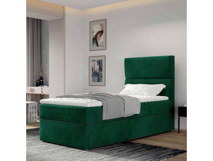 Funktionsbett Boxbett mit Bezug aus Samt von Pharao24.de