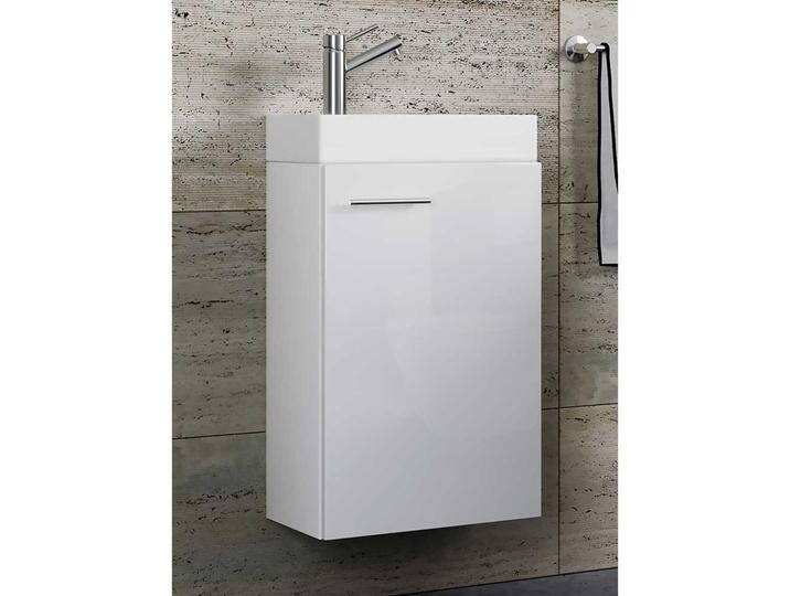 Gäste Toilette Waschtischkonsole in Weiß die Wandmontage von Pharao24.de