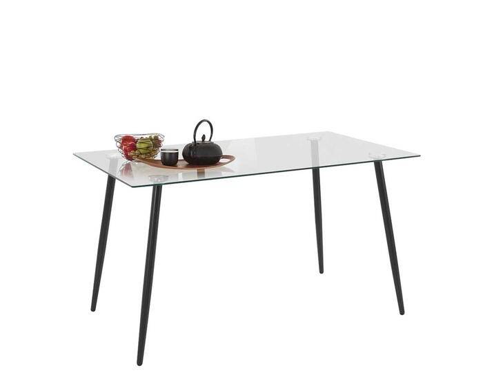 Glas Esstisch 140 cm breit modern von Pharao24.de