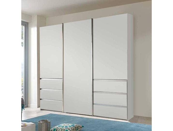 Gleittürenschrank mit sechs Schubladen modernem Design von Pharao24.de