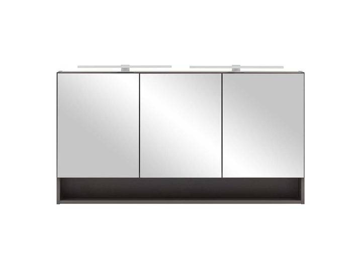 Großer Spiegelschrank mit LED Beleuchtung 120 cm breit von Pharao24.de