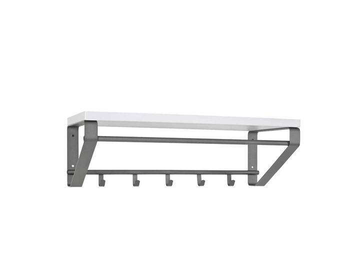 Hängegarderobe in Weiß Anthrazit 70 cm von Pharao24.de