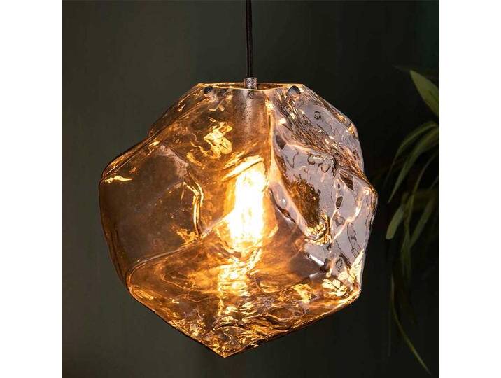 Hängelampe in Chromfarben Glas von Pharao24.de