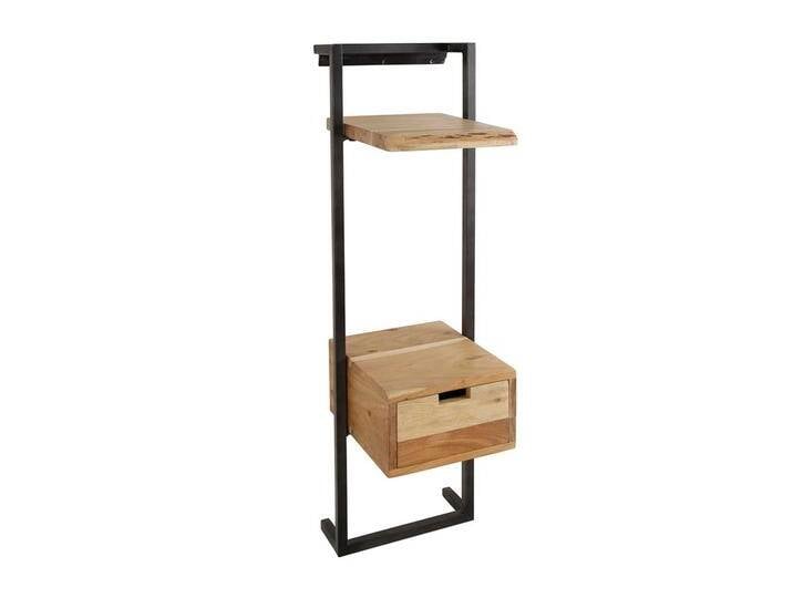 Hängende Nachtkonsole im Industry und Loft Stil einer Schublade und Ablage Hängende Nachtkonsole im Industry und Loft Stil einer Schublade und Ablage von Pharao24.de