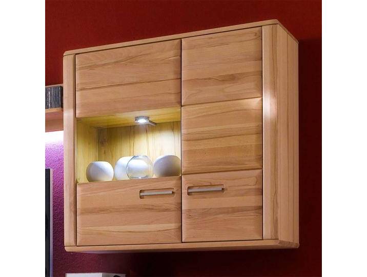 Hängeschrank mit Glastür Beleuchtung von Pharao24.de