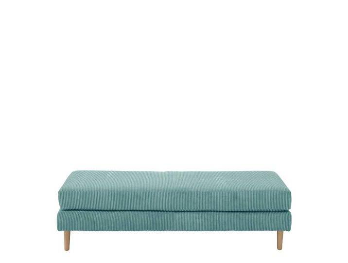 Hellblauer Cord Hocker im Skandi Design Vierfußgestell aus Holz Hellblauer Cord Hocker im Skandi Design Vierfußgestell aus Holz von Pharao24.de