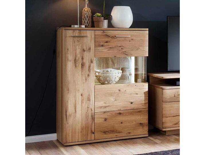 Highboard in Eiche Bianco 90 cm breit von Pharao24.de