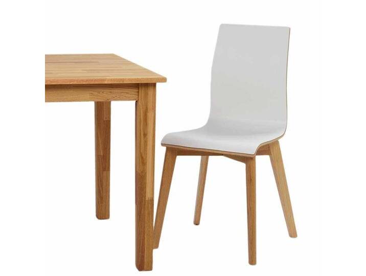 Hochlehner in Weiß und Eiche Naturfarben modern (2er Set) von Pharao24.de