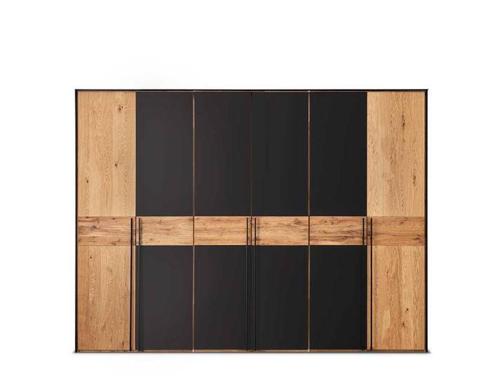 Hochwertiger Schlafzimmerkleiderschrank aus Wildeiche Massivholz 60 cm tief von Pharao24.de