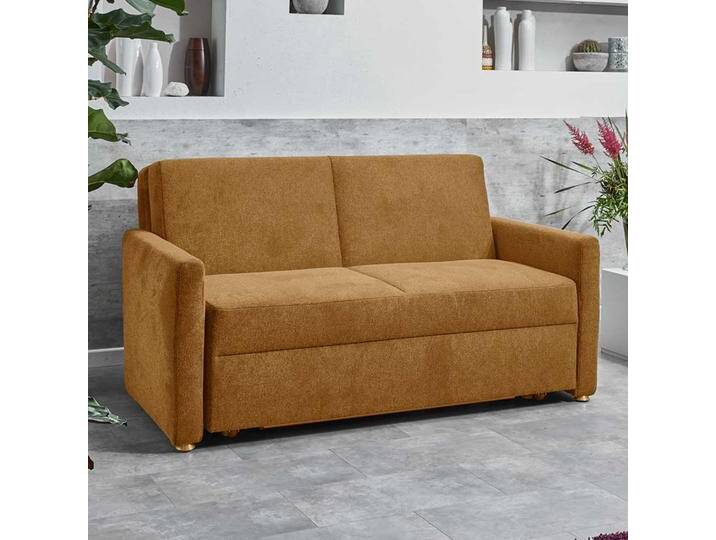 Hochwertiges Ausziehsofa in Braun Made in Germany von Pharao24.de