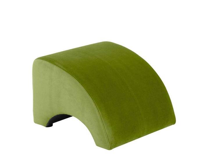 Hocker Olivgrün Samtvelours in modernem Design 54 cm tief von Pharao24.de