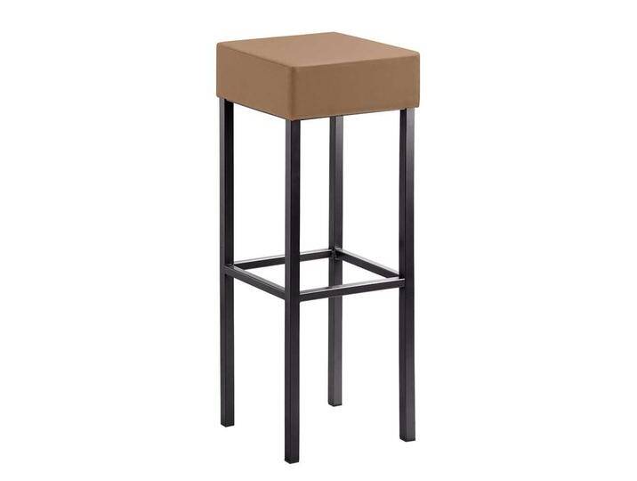 Hoher Barhocker 91 cm Sitzhöhe Vierfußgestell aus Metall von Pharao24.de
