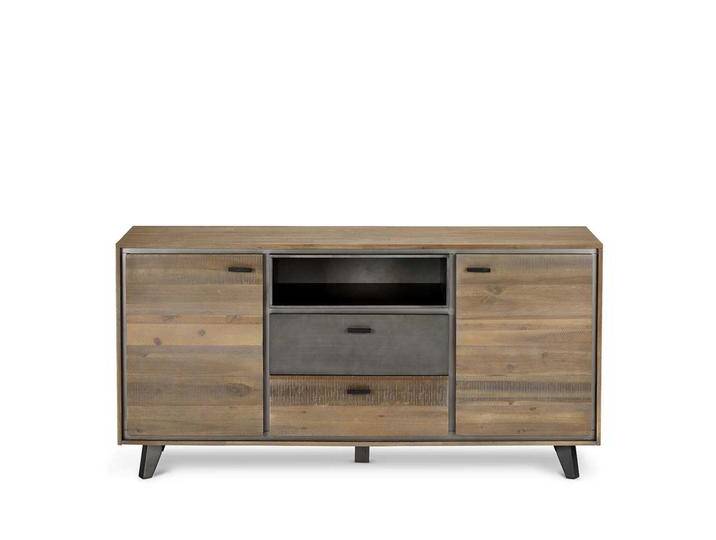 Industry Sideboard aus Akazie und Stahl 160 cm breit von Pharao24.de