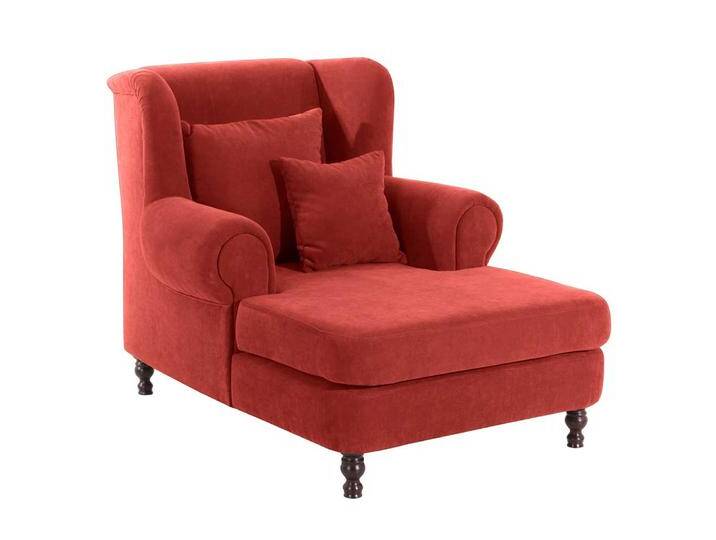 Kaminsessel XXL in Terracotta Velour 149 cm tief - 103 cm breit von Pharao24.de