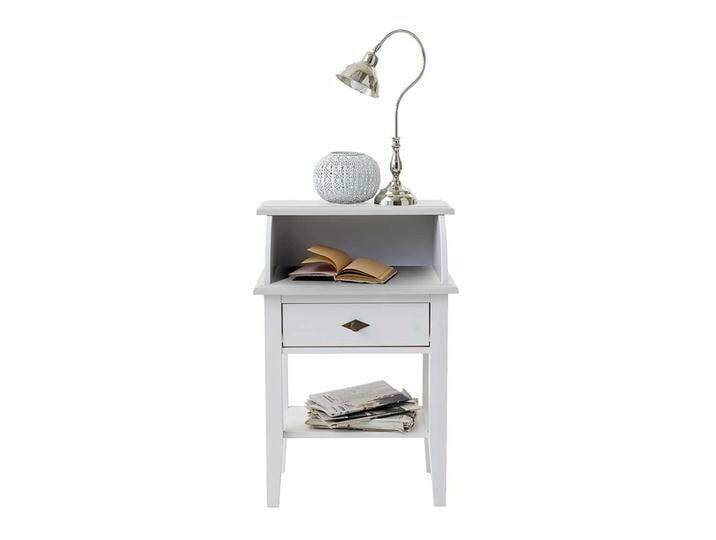 Kiefer Telefontisch in Weiß Landhausstil von Pharao24.de