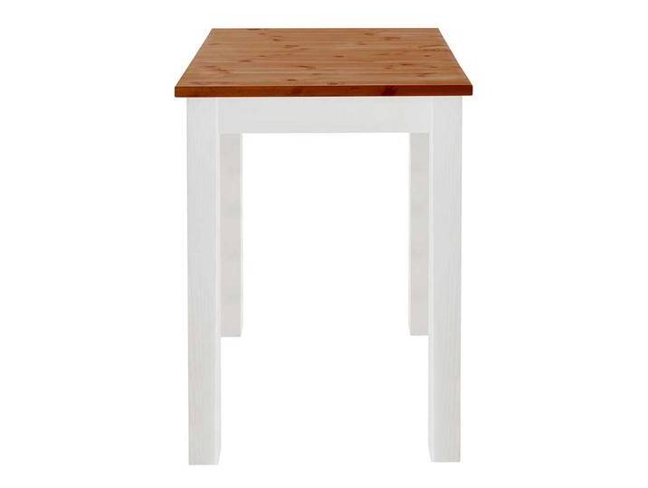 Kiefer massiv Bar Tisch in Bernsteinfarben und Weiß 103 cm hoch Kiefer massiv Bar Tisch in Bernsteinfarben und Weiß 103 cm hoch von Pharao24.de