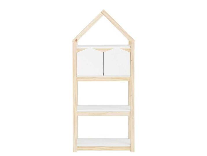 Kinderregal Babyzimmer Regal Hausform mit vier Einlegeböden von Pharao24.de