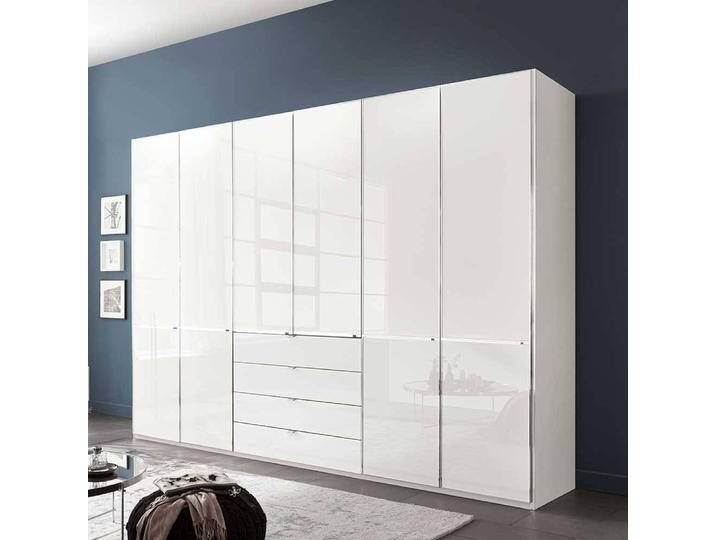 Kleiderschrank Schlafzimmerschrank mit Drehtüren in Weiß Kleiderschrank Schlafzimmerschrank mit Drehtüren in Weiß von Pharao24.de