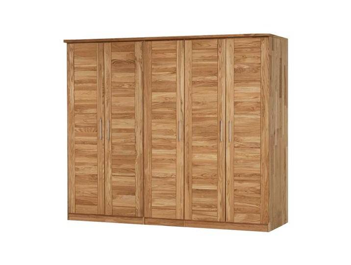 Kleiderschrank aus Wildeiche Massivholz 5 Türen von Pharao24.de