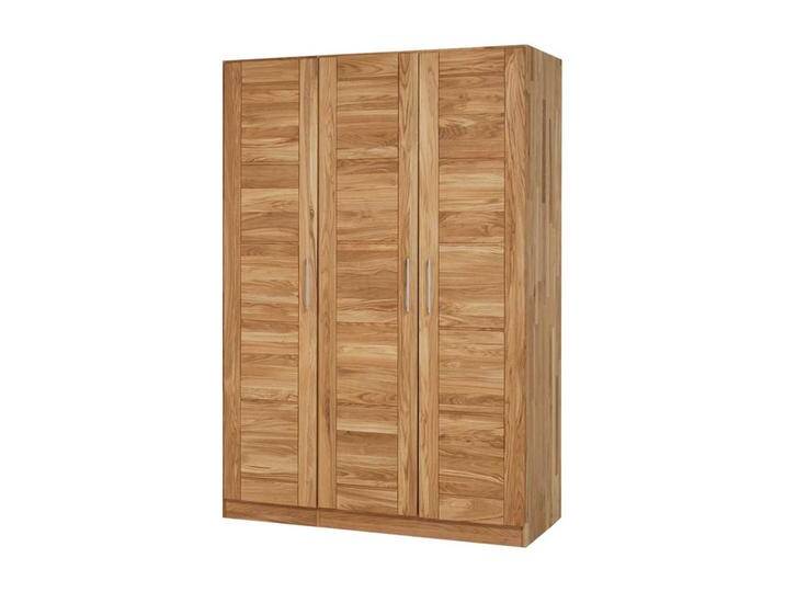 Kleiderschrank mit 3 Türen Wildeiche Massivholz von Pharao24.de