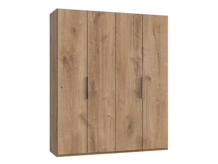 Kleiderschrank mit 4 Türen in Plankeneiche NB Made in Germany von Pharao24.de