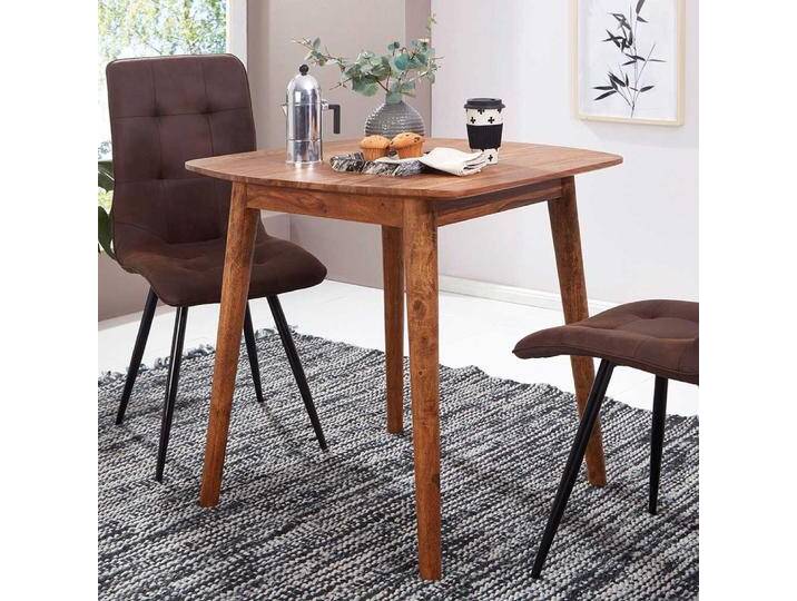 Kleiner Tisch aus Sheesham Massivholz 80 cm breit Kleiner Tisch aus Sheesham Massivholz 80 cm breit von Pharao24.de