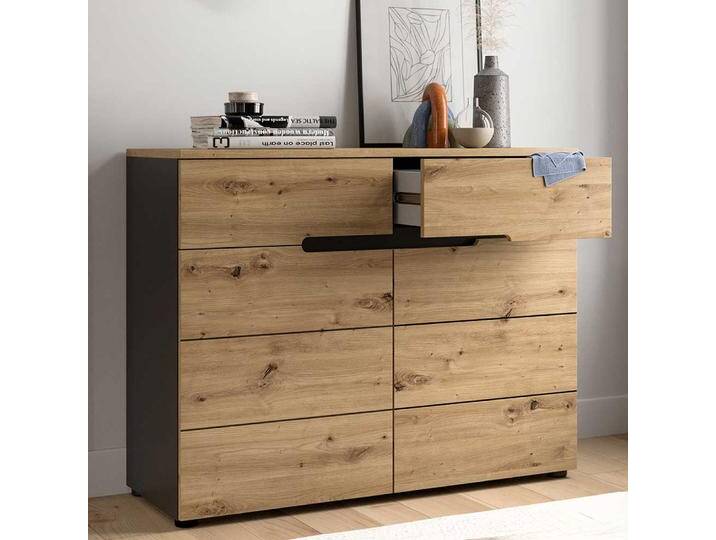Kommode Flurkommode 100 cm breit melaminbeschichtet von Pharao24.de