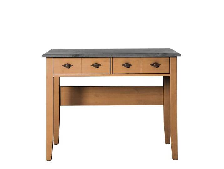 Konsolentisch oder Schreibtisch in Grau und Kiefer Laugenfarben Landhausstil Konsolentisch oder Schreibtisch in Grau und Kiefer Laugenfarben Landhausstil von Pharao24.de
