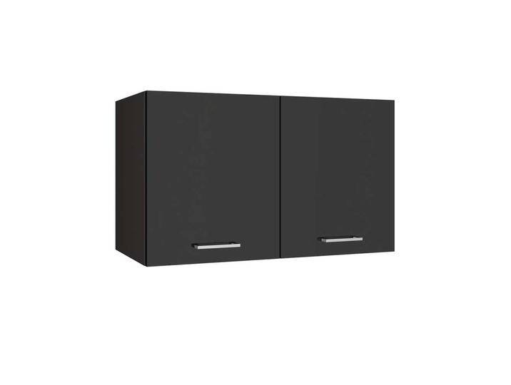 Küchen Oberschrank in Grau Hochglanz Made in Germany von Pharao24.de