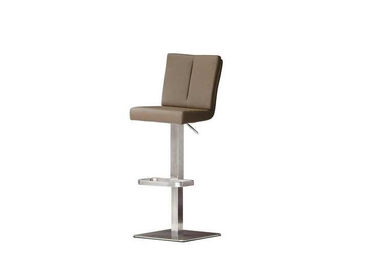 Küchenhocker in Braun mit Rückenlehne von Pharao24.de