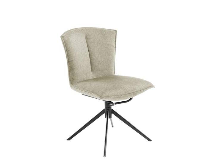 Küchenstuhl Esszimmerstuhl um 360 Grad drehbar aus Velours (2er Set) von Pharao24.de
