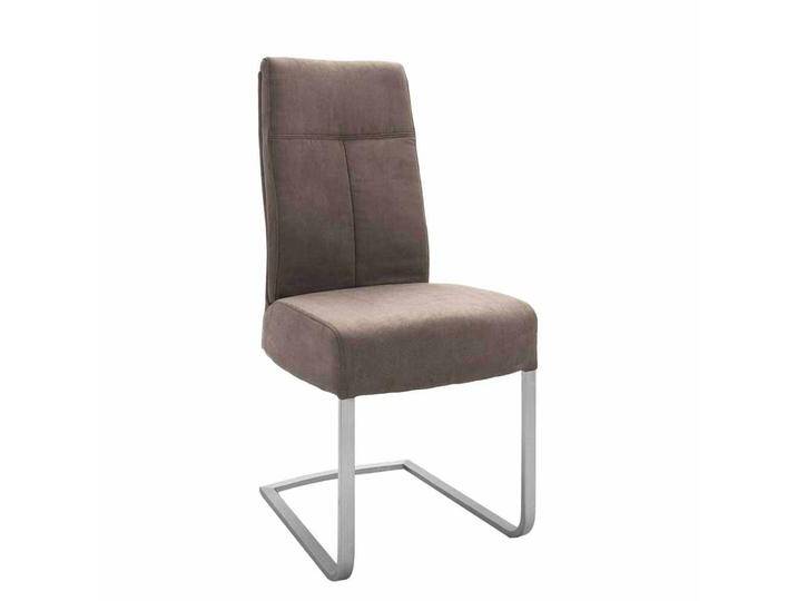 Küchenstuhl Set in Beige Edelstahl (2er Set) von Pharao24.de
