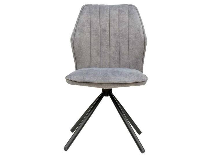 Kuechenstuhl hellgrau in modernem Design 51 cm breit (2er Set) von Pharao24.de