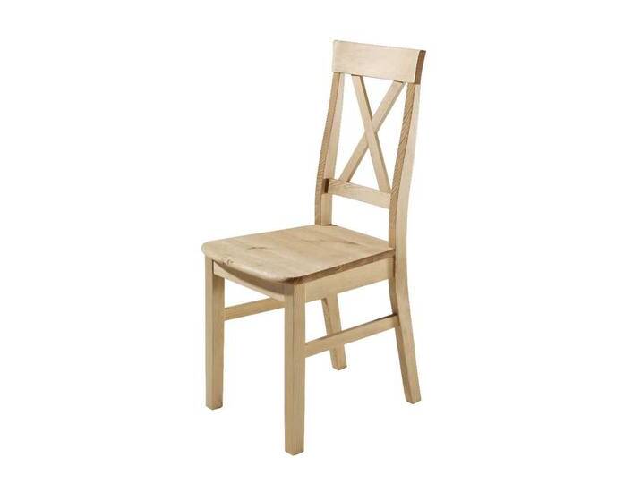 Küchenstuhl in Kieferfarben Landhaus Design (2er Set) von Pharao24.de