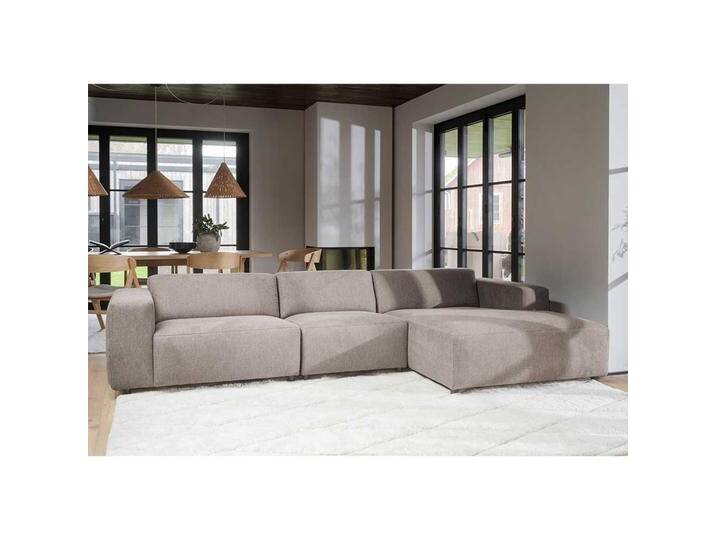 L Sofa Beige Stoff in modernem Design 312 cm breit - 161 cm tief von Pharao24.de