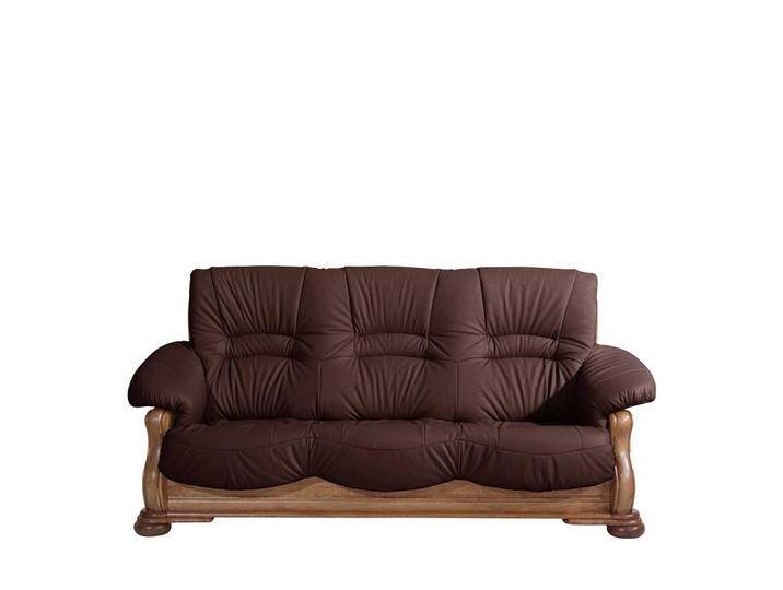 Ledercouch Dreisitzer Made in Germany rustikalen Stil von Pharao24.de