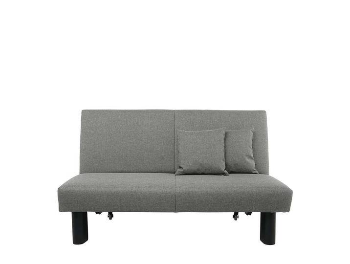 Liegesofa hellgrau in modernem Design Untergestell aus Metall von Pharao24.de
