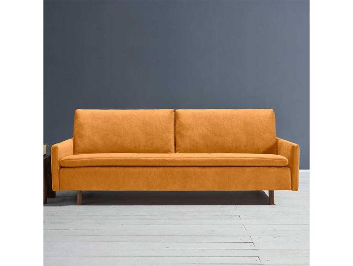Liegesofa modern Gelb Made in Germany Rücken Klappmechanik von Pharao24.de