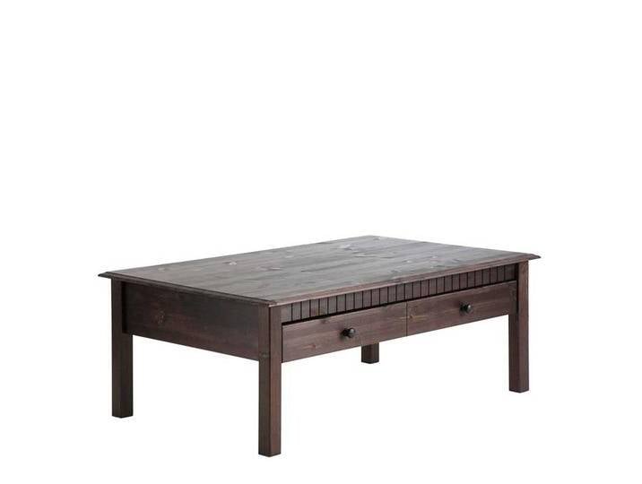 Massivholz Tisch in Wengefarben Kiefer Massivholz von Pharao24.de