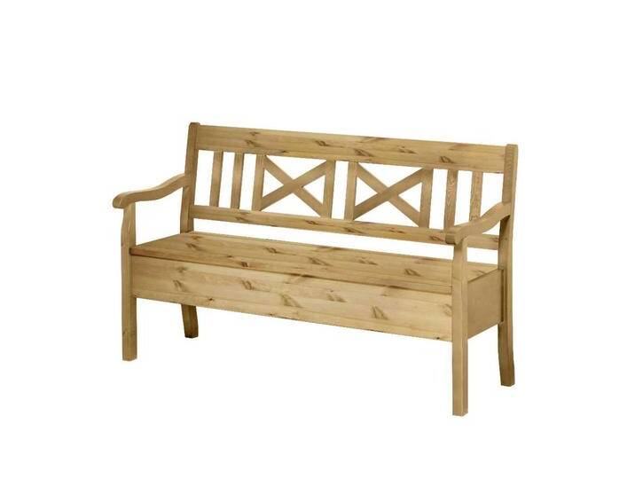 Massivholzbank aus Kiefer Massivholz Landhausstil von Pharao24.de