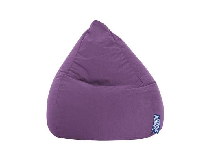 Microfaser Sitzsack in Lila modern von Pharao24.de