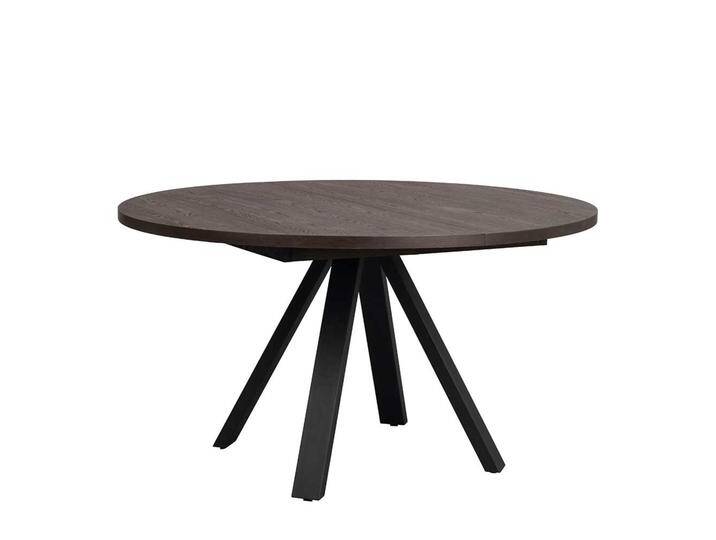 Moderner Esszimmer Tisch in Eiche Dunkelbraun Vierfußgestell von Pharao24.de