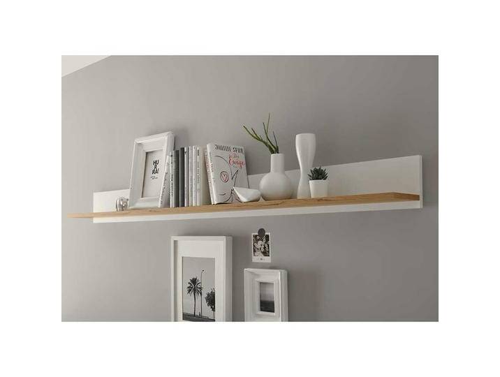 Modernes Wandboard in Weiß und Wildeiche Optik 170 cm breit von Pharao24.de