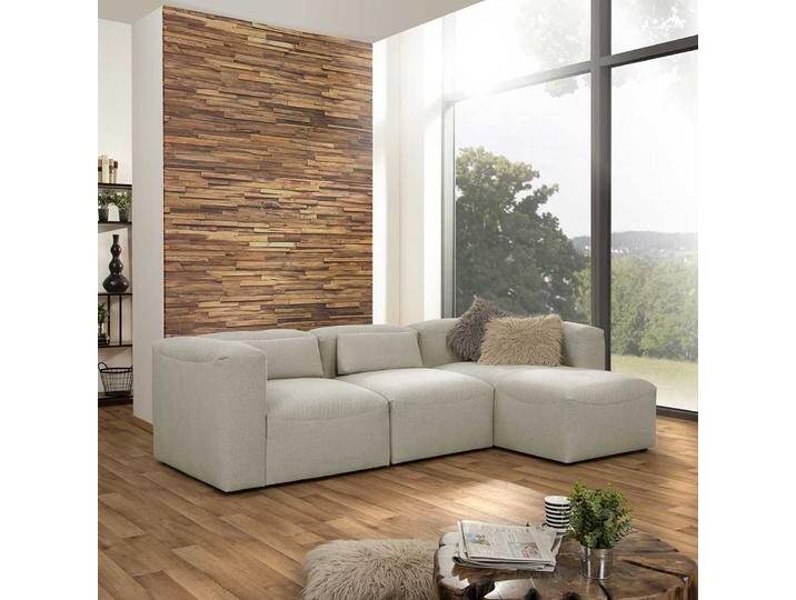 Modulsofa Ecke in Cremefarben Made in Germany (dreiteilig) von Pharao24.de