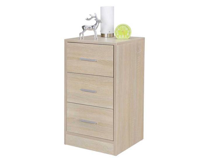 Nachtkommode Boxspringbett 68 cm hoch drei Schubladen von Pharao24.de