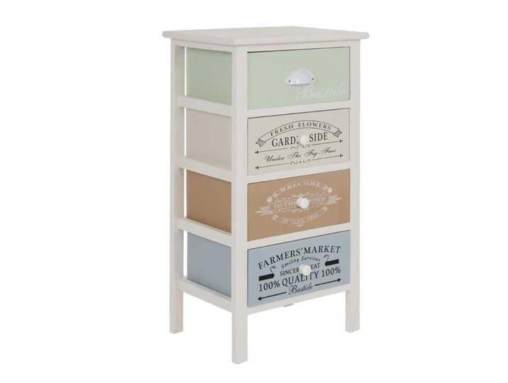Nachtkommode im Shabby Chic Design für Boxspringbett Nachtkommode im Shabby Chic Design für Boxspringbett von Pharao24.de